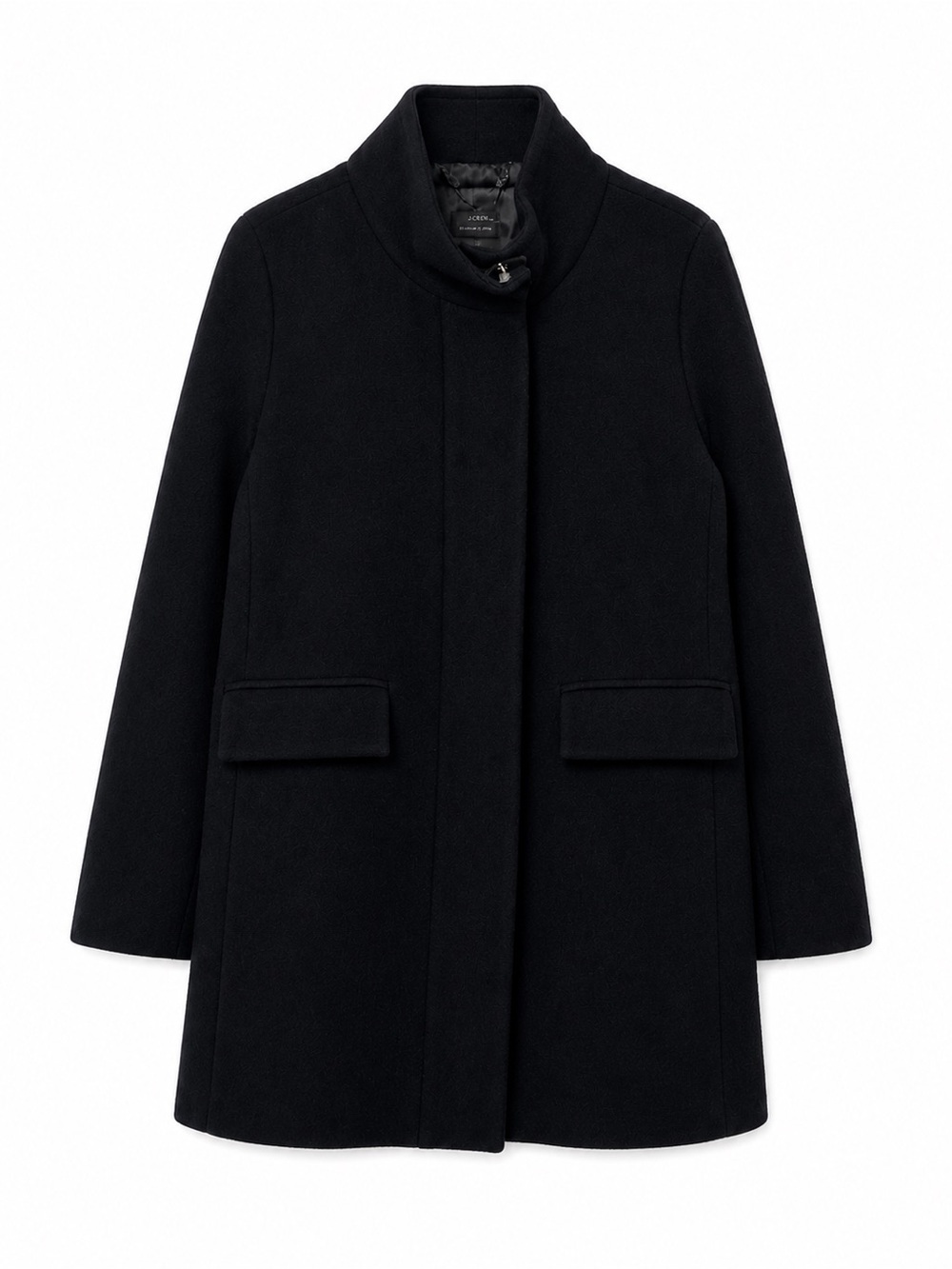 J.Crew Stadium Cloth,Women’s,Black,Long Sleeve,Coat. Bust-43 inches.